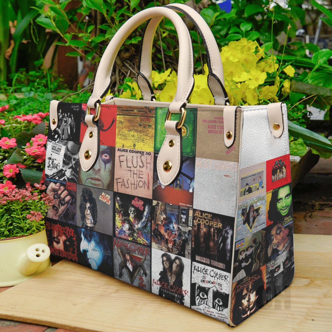 Alice Cooper Lover Leather Handbag 1 Alice Cooper Lover Leather Handbag