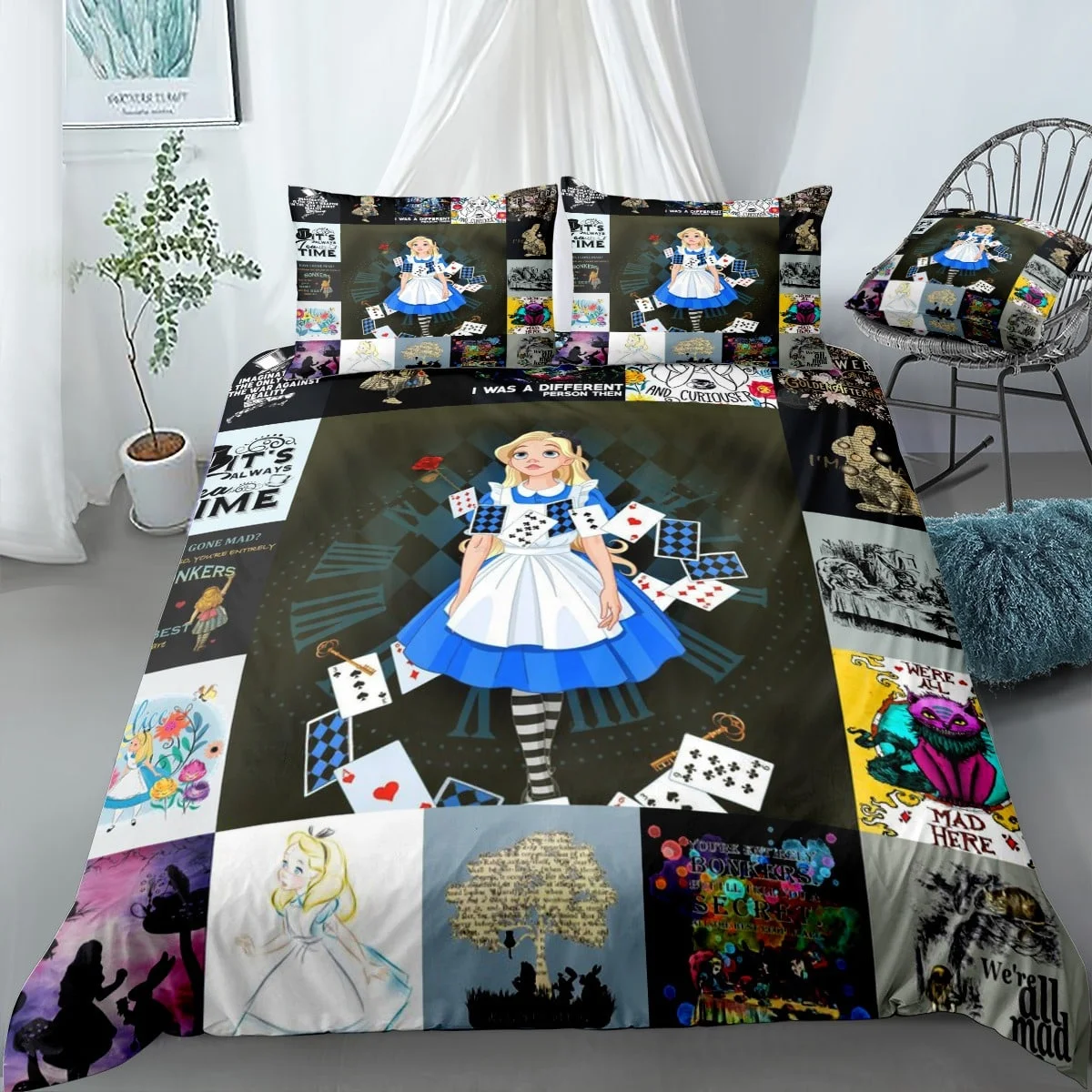 Alice In Wonderland Bedding Set 1 Alice In Wonderland Bedding Set