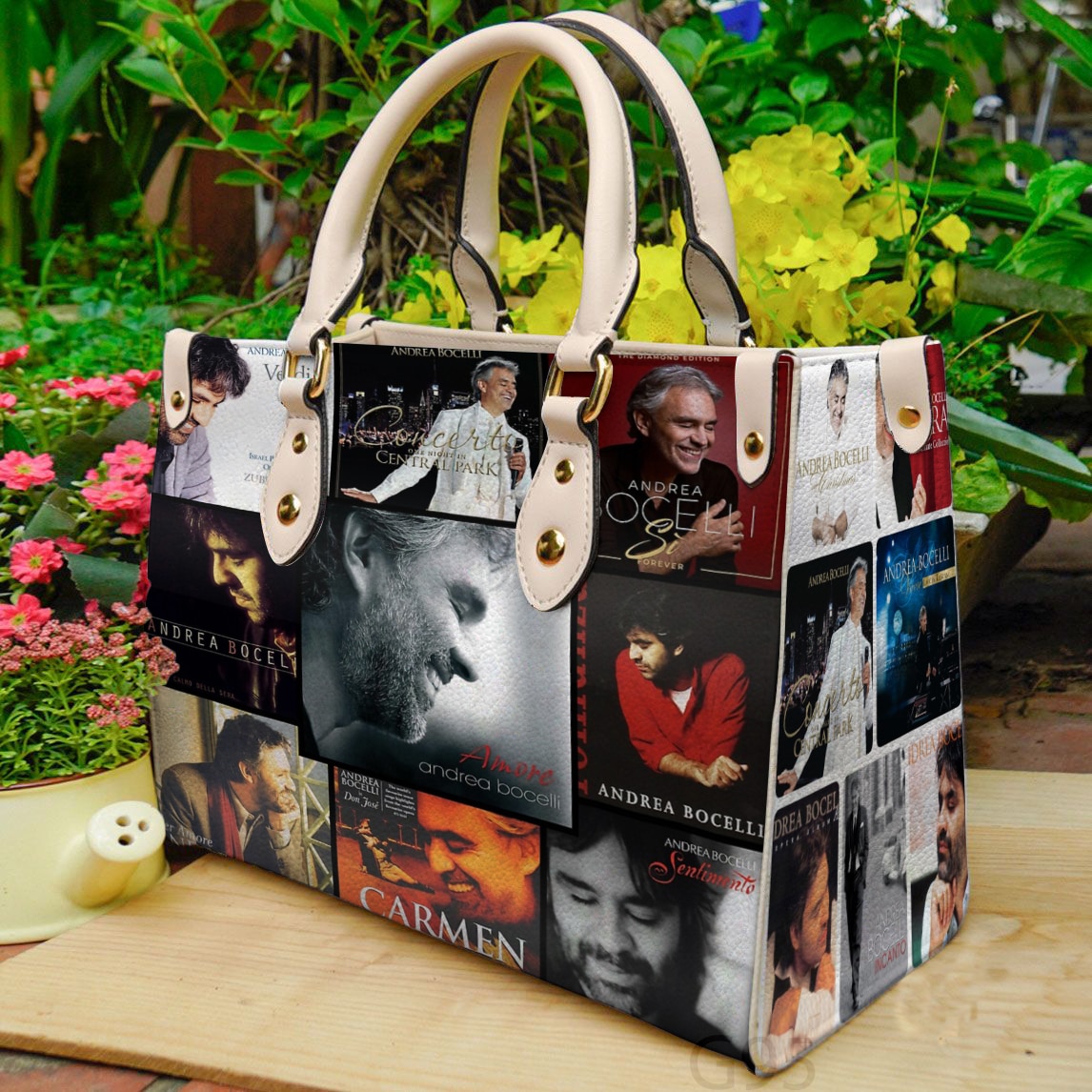 Andrea Bocelli Leather Handbag 1 Andrea Bocelli Leather Handbag