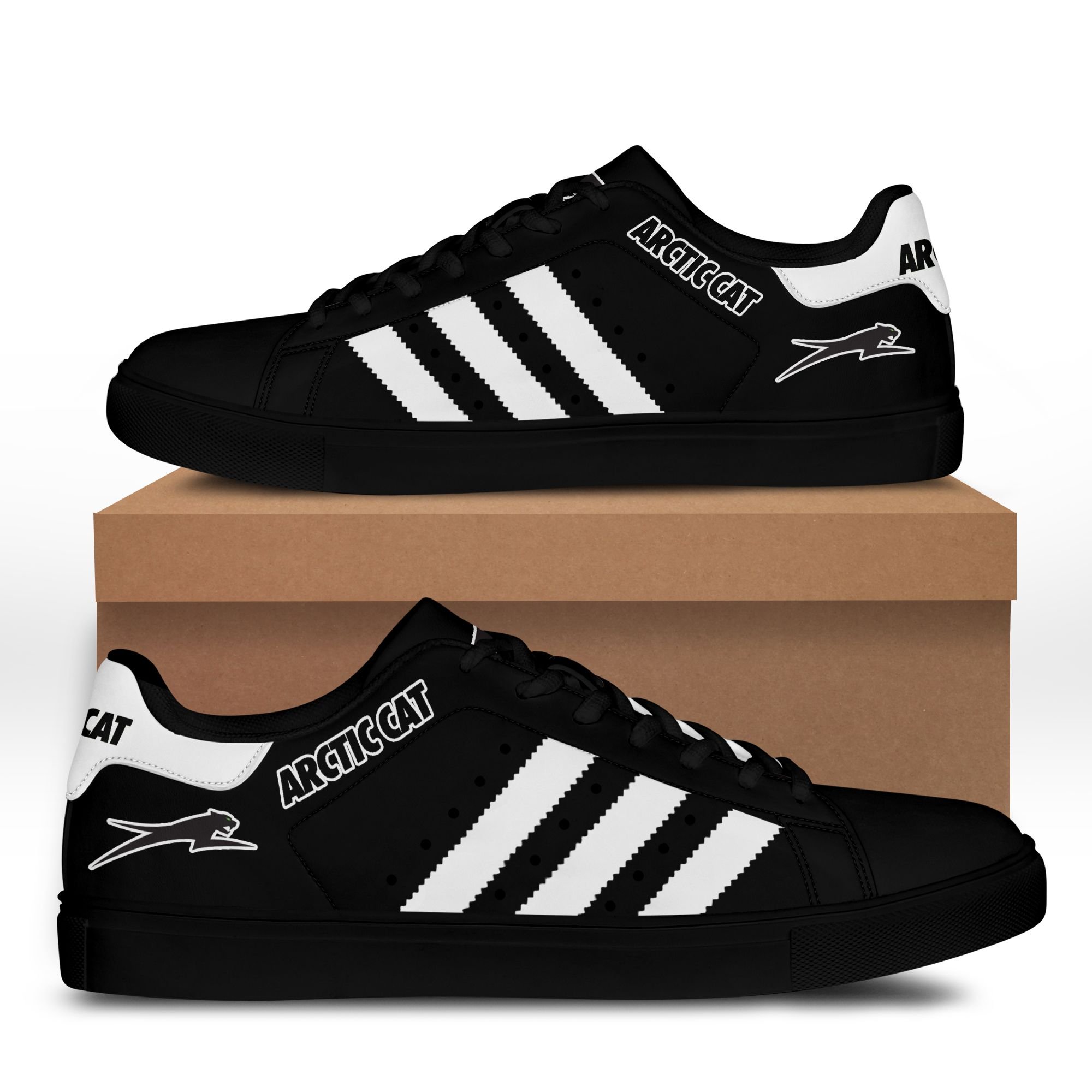 Arctic Cat Black Stan Smith Shoes 1 Arctic Cat Black Stan Smith Shoes