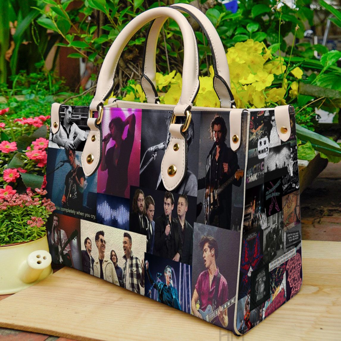 Arctic Monkeys Leather Handbag 1 Arctic Monkeys Leather Handbag