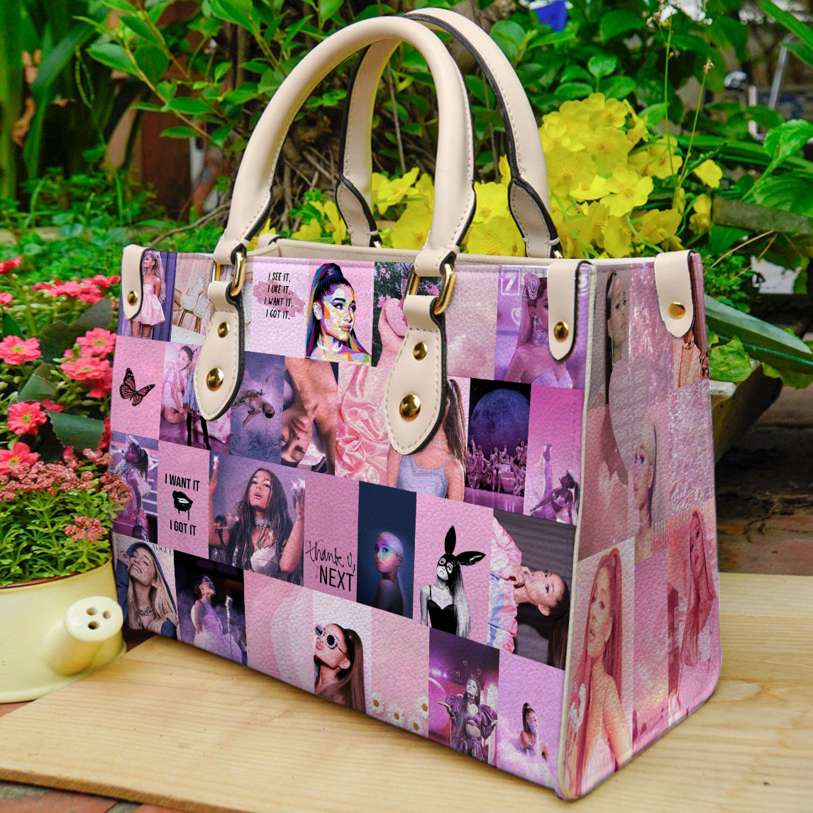 Ariana Grande Leather Handbag 1 Ariana Grande Leather Handbag