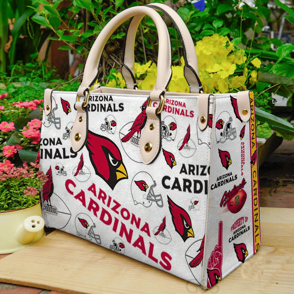 Arizona Cardinals Leather Handbag 2 1 Arizona Cardinals Leather Handbag 2