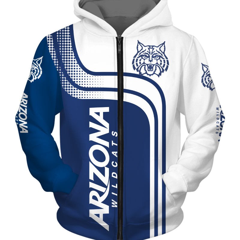 Arizona Wildcats Hoodie Zip Hoodie 3D 1 Arizona Wildcats Hoodie Zip Hoodie 3D