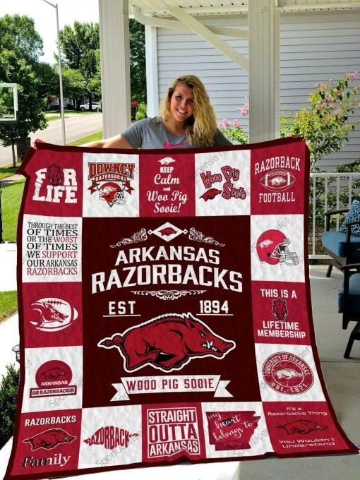 Arkansas Razorback 0C Blanket 1 Arkansas Razorback 0C Blanket