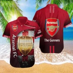 Arsenal FC Hawaiian Shirt