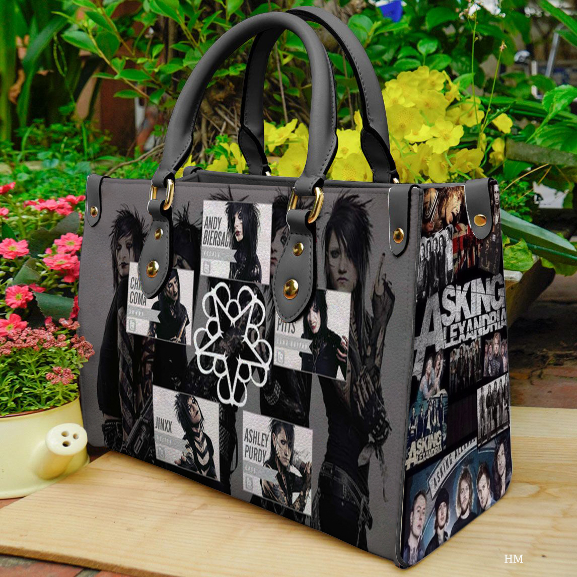 Asking Alexandria Leather Handbag 1 Asking Alexandria Leather Handbag