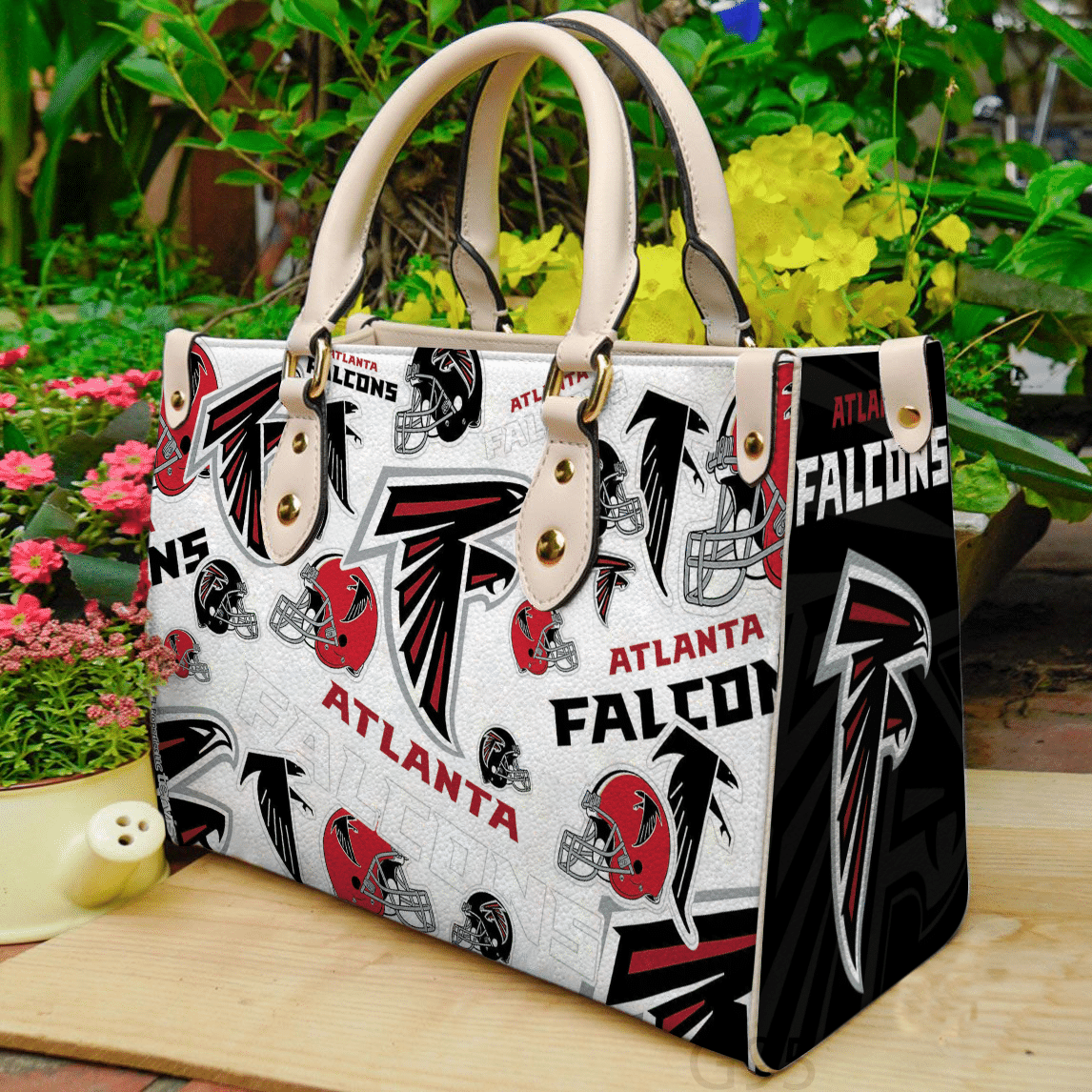 Atlanta Falcons A1 Leather Handbag 1 Atlanta Falcons A1 Leather Handbag