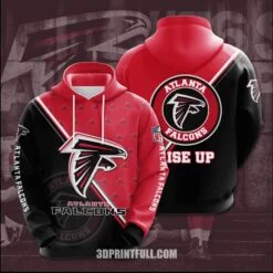 Atlanta Falcons Hoodie Zip Hoodie 3D