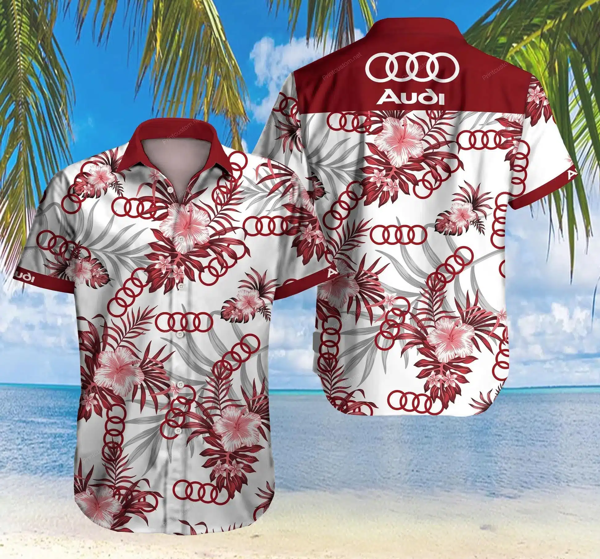 Audi Hawaiian Shirt 1 Audi Hawaiian Shirt