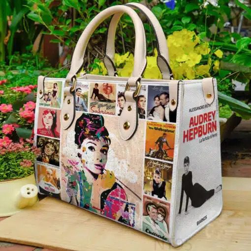 Audrey Hepburn Leather Handbag 1 Audrey Hepburn Leather Handbag