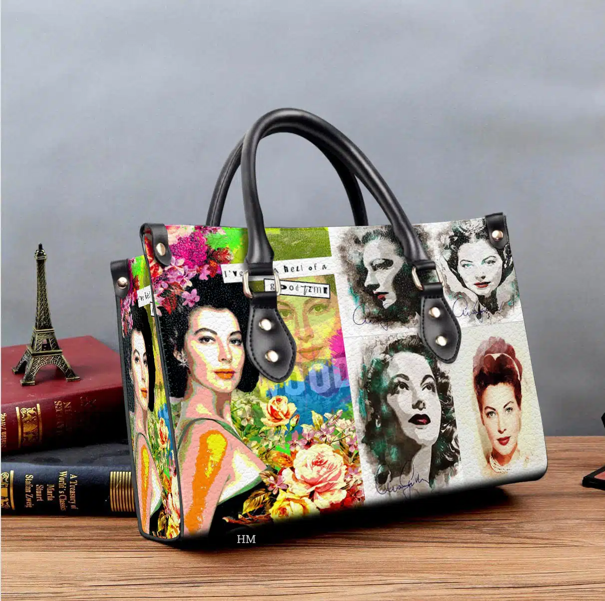Ava Gardner Leather Handbag 1 Ava Gardner Leather Handbag