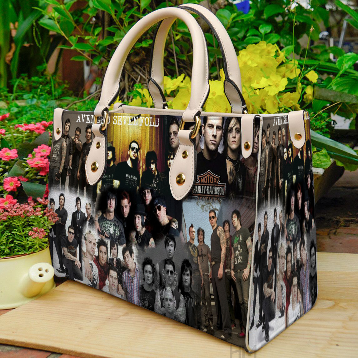 Avenged SevenFold Leather Handbag 1 Avenged SevenFold Leather Handbag