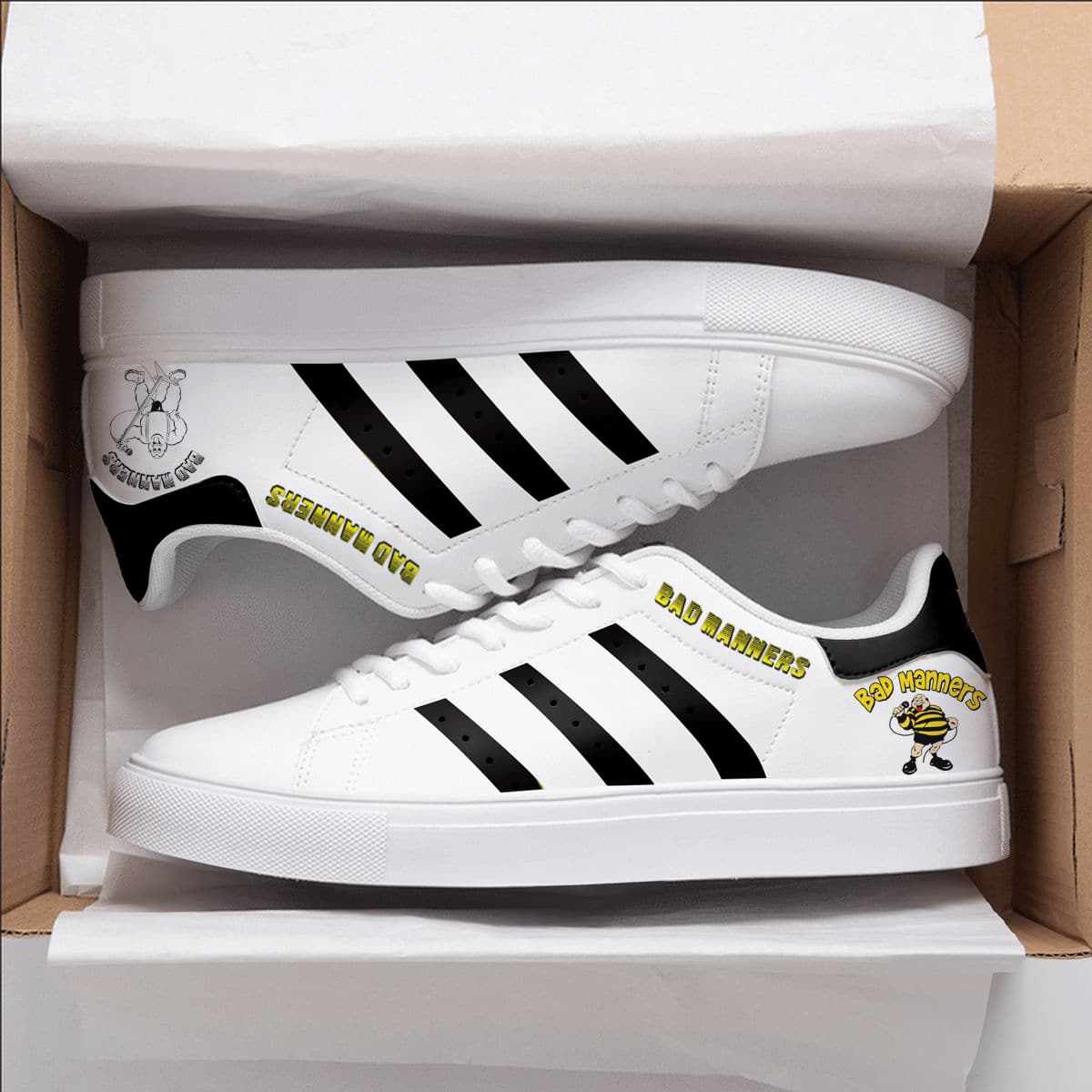 Bad Manners Stan Smith Shoes 1 Bad Manners Stan Smith Shoes