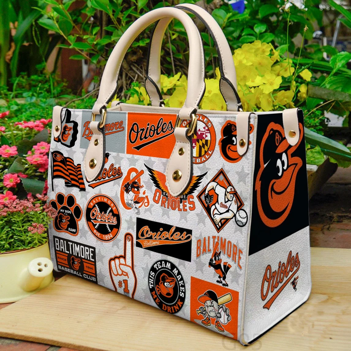 Baltimore Orioles Leather Handbag 1 Baltimore Orioles Leather Handbag