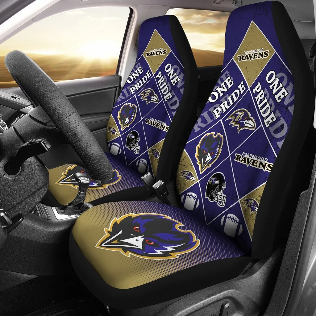 Baltimore Ravens 1 Seat Covers 1 Baltimore Ravens 1 Seat Covers