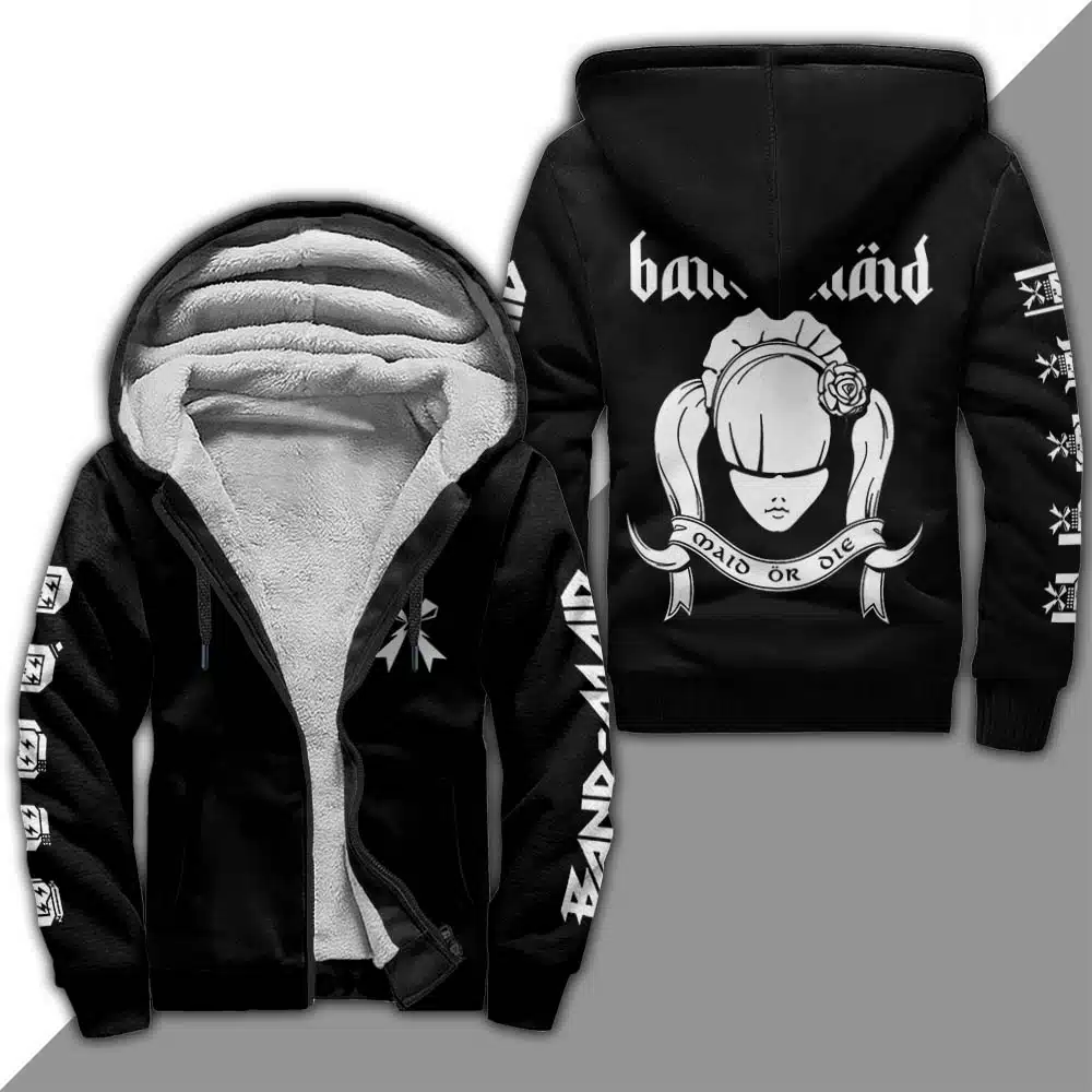 Band-maid Lover Fleece Jacket 1 Band-maid Lover Fleece Jacket