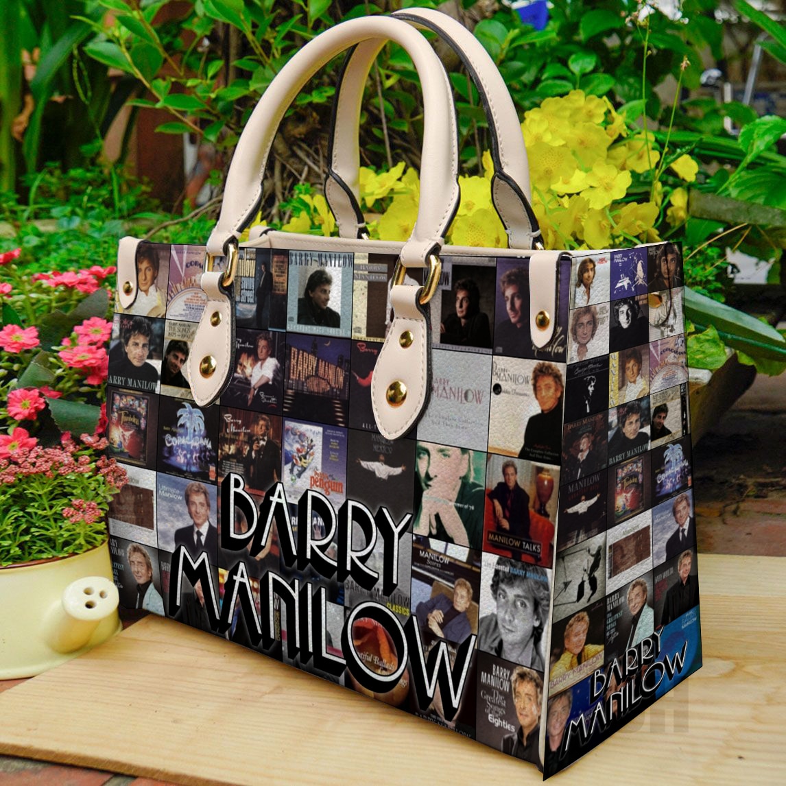 Barry Manilow Leather Handbag 01 1 Barry Manilow Leather Handbag 01