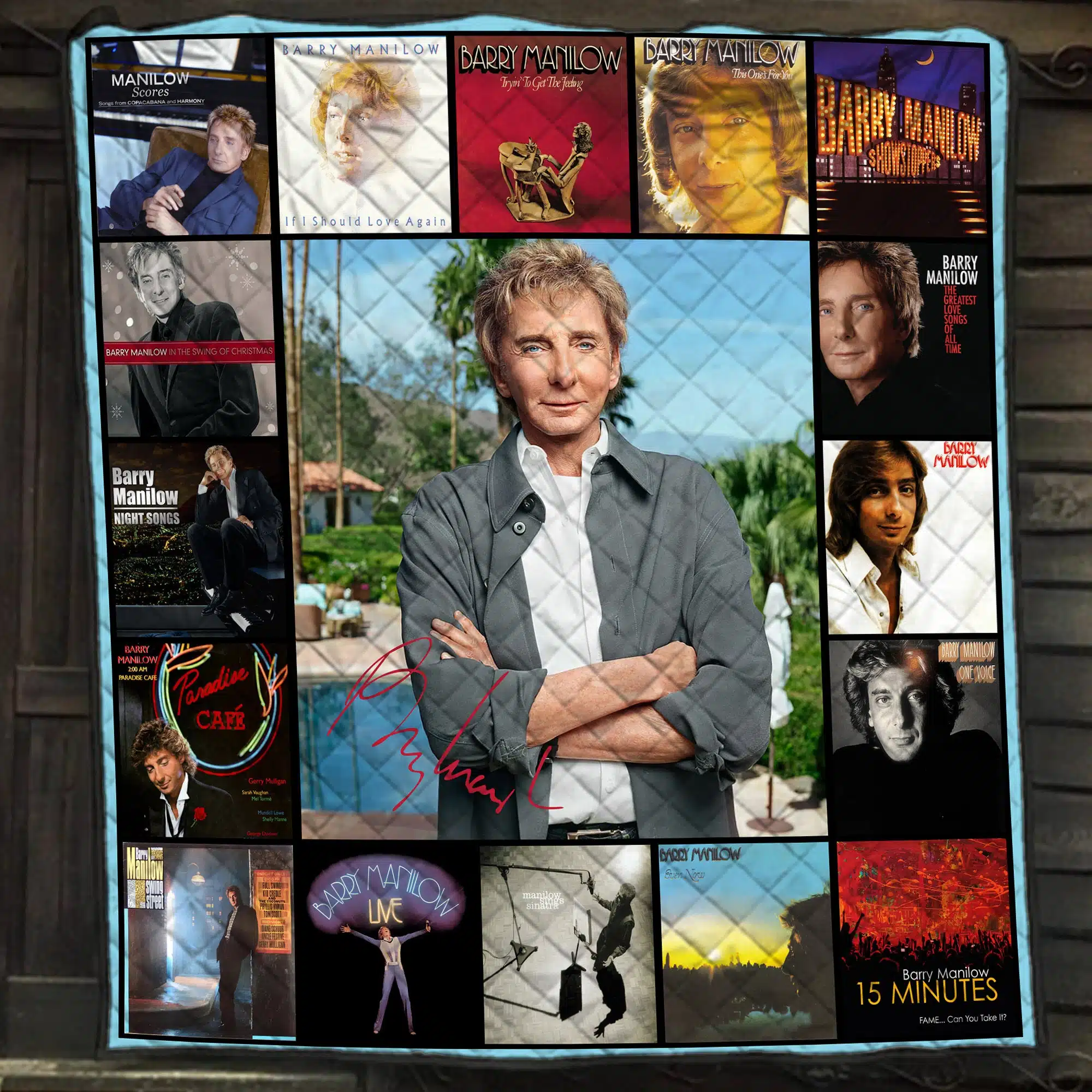 Barry Manilow Lover A1 Blanket 1 Barry Manilow Lover A1 Blanket