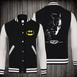 Bat Man Baseball Jacket