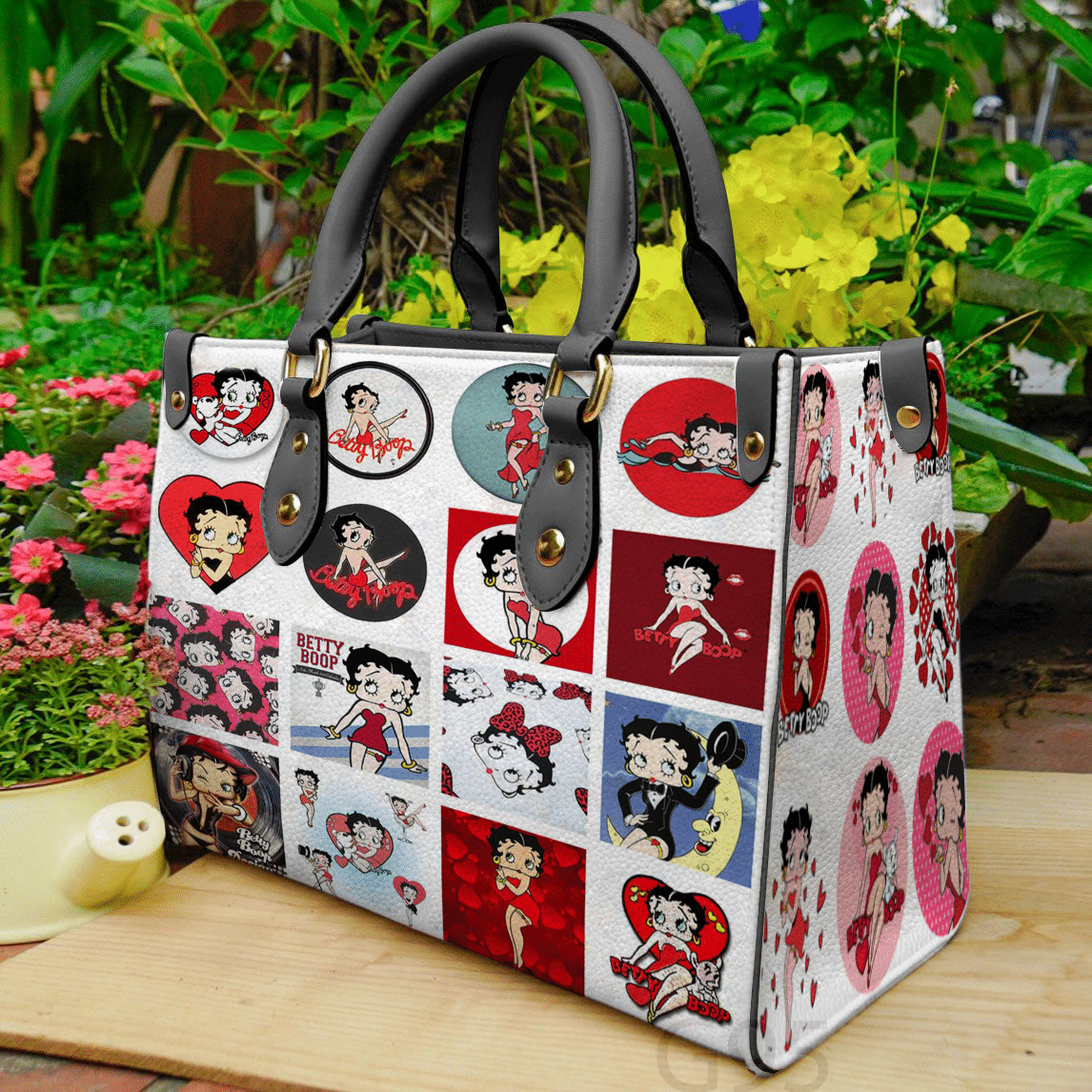 Betty Boop 0GG Leather Handbag 1 Betty Boop 0GG Leather Handbag