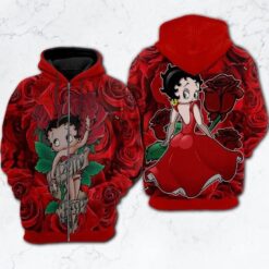 Betty Boop 1G Hoodie Zip Hoodie 3D
