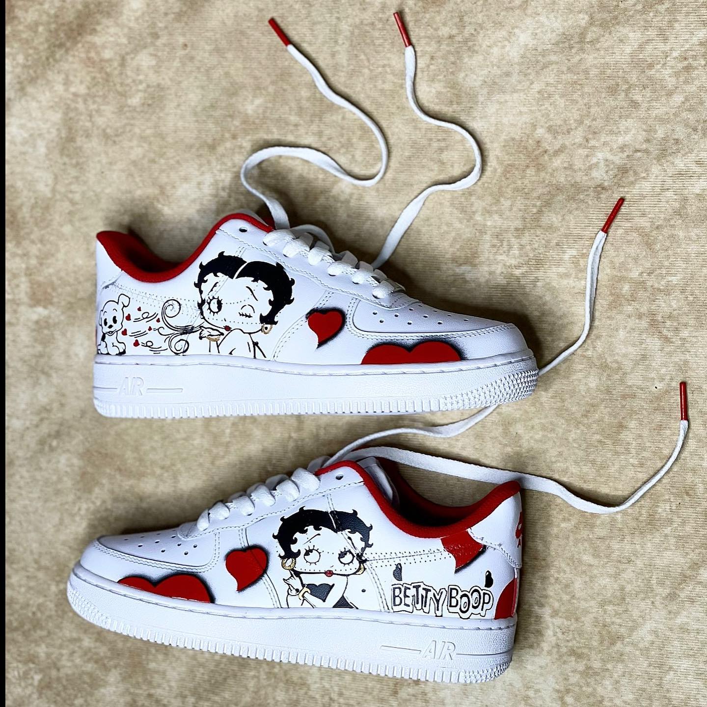 Betty Boop Air Force Shoes 1 Betty Boop Air Force Shoes