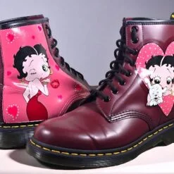 Betty Boop Leather Boots