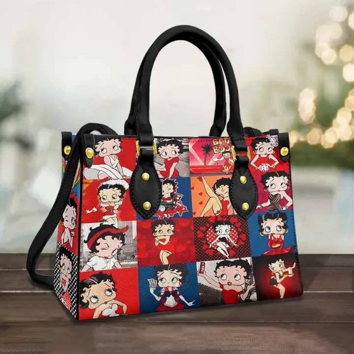 Betty Boop Lover Leather Handbag 1 Betty Boop Lover Leather Handbag