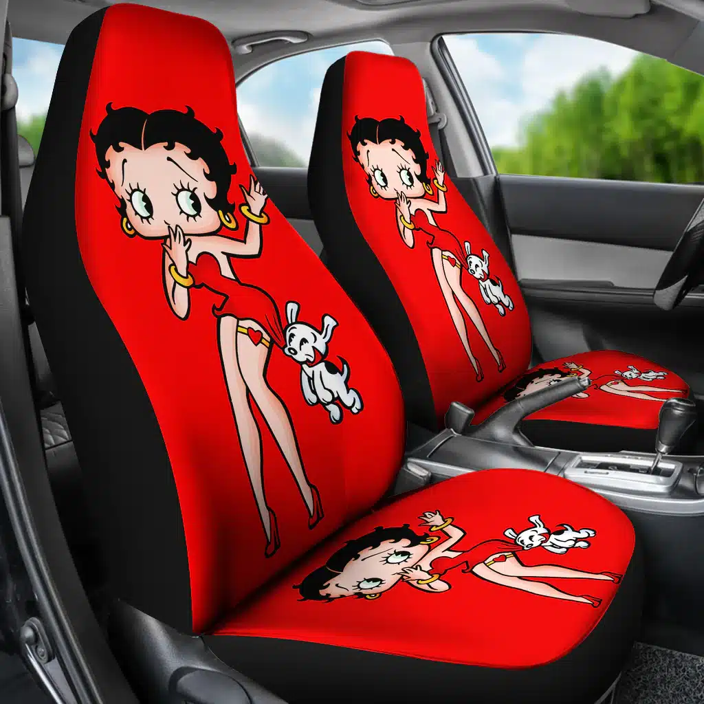 Betty Boop Red Seat Covers 1 Betty Boop Red Seat Covers