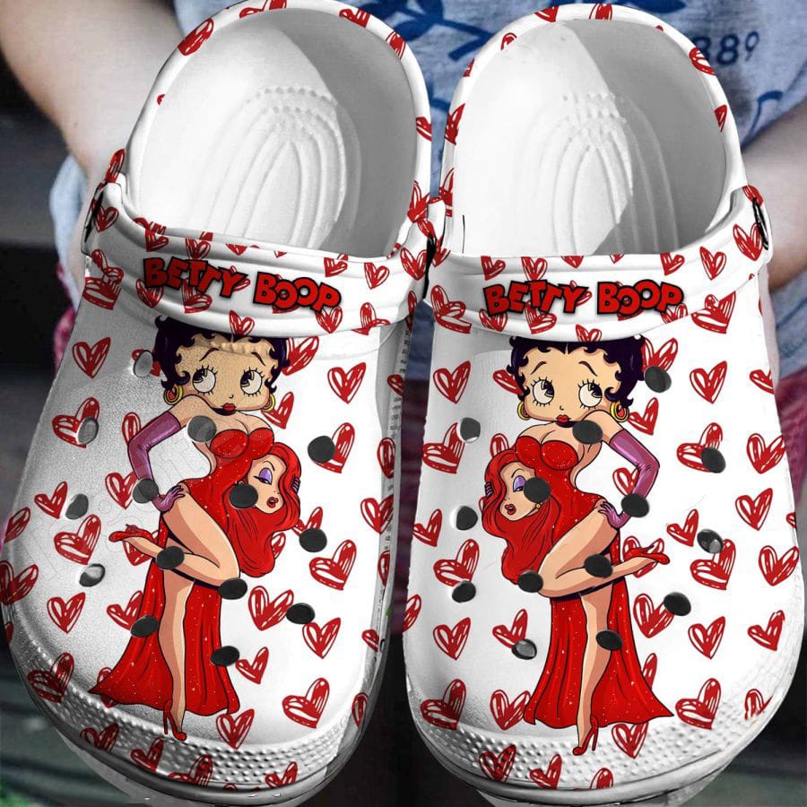 Betty Boop Red Soft Clogs 1 Betty Boop Red Soft Clogs