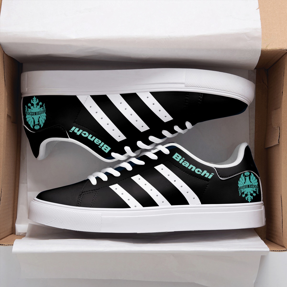 Bianchi Bikes Black Stan Smith Shoes 1 Bianchi Bikes Black Stan Smith Shoes