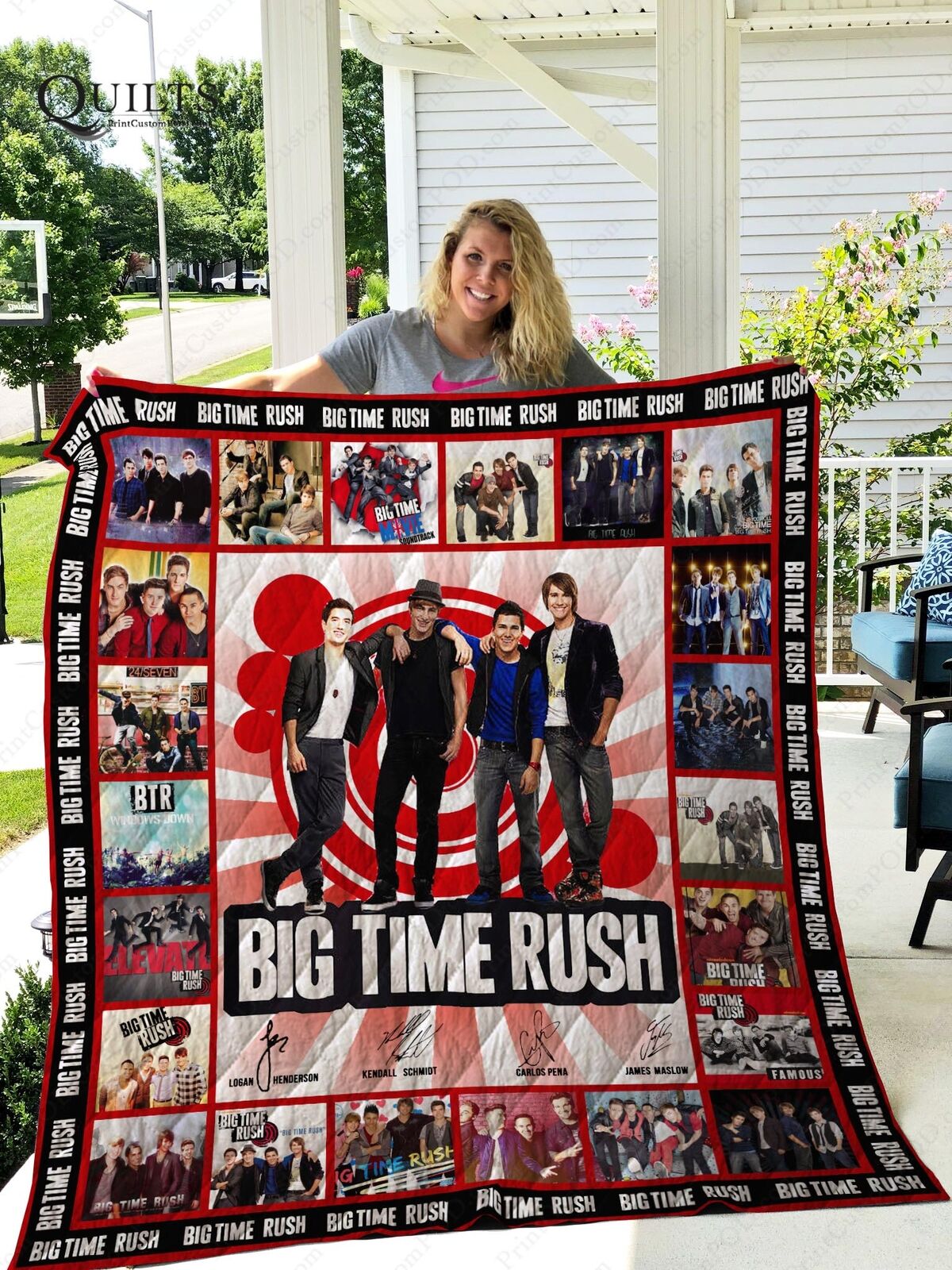 Big Time Rush Blanket 1 Big Time Rush Blanket