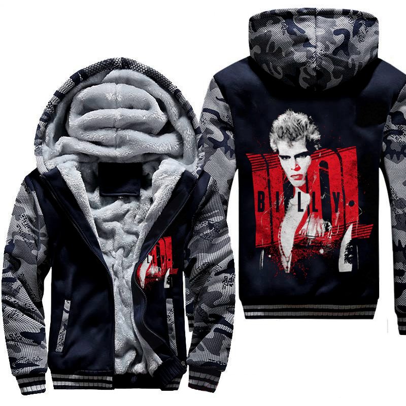 Billy Idol Fleece Jacket 1 Billy Idol Fleece Jacket