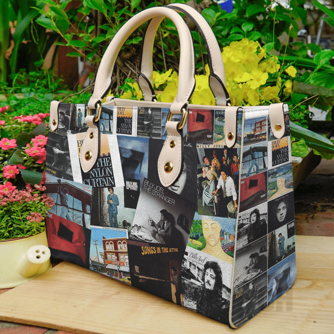Billy Joel 01 Leather Handbag 1 Billy Joel 01 Leather Handbag