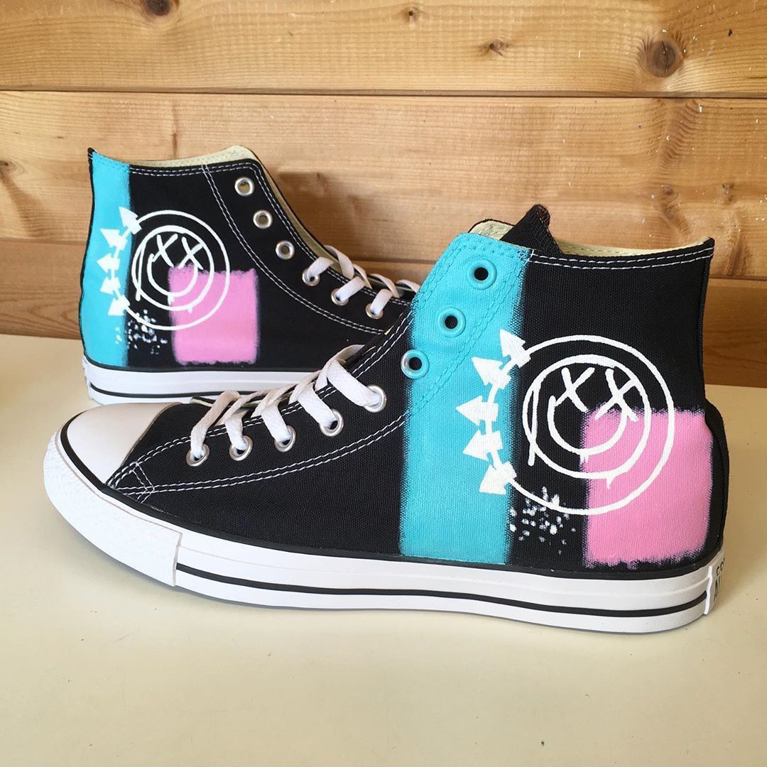 Blink-182 High Top Shoes 1 Blink-182 High Top Shoes