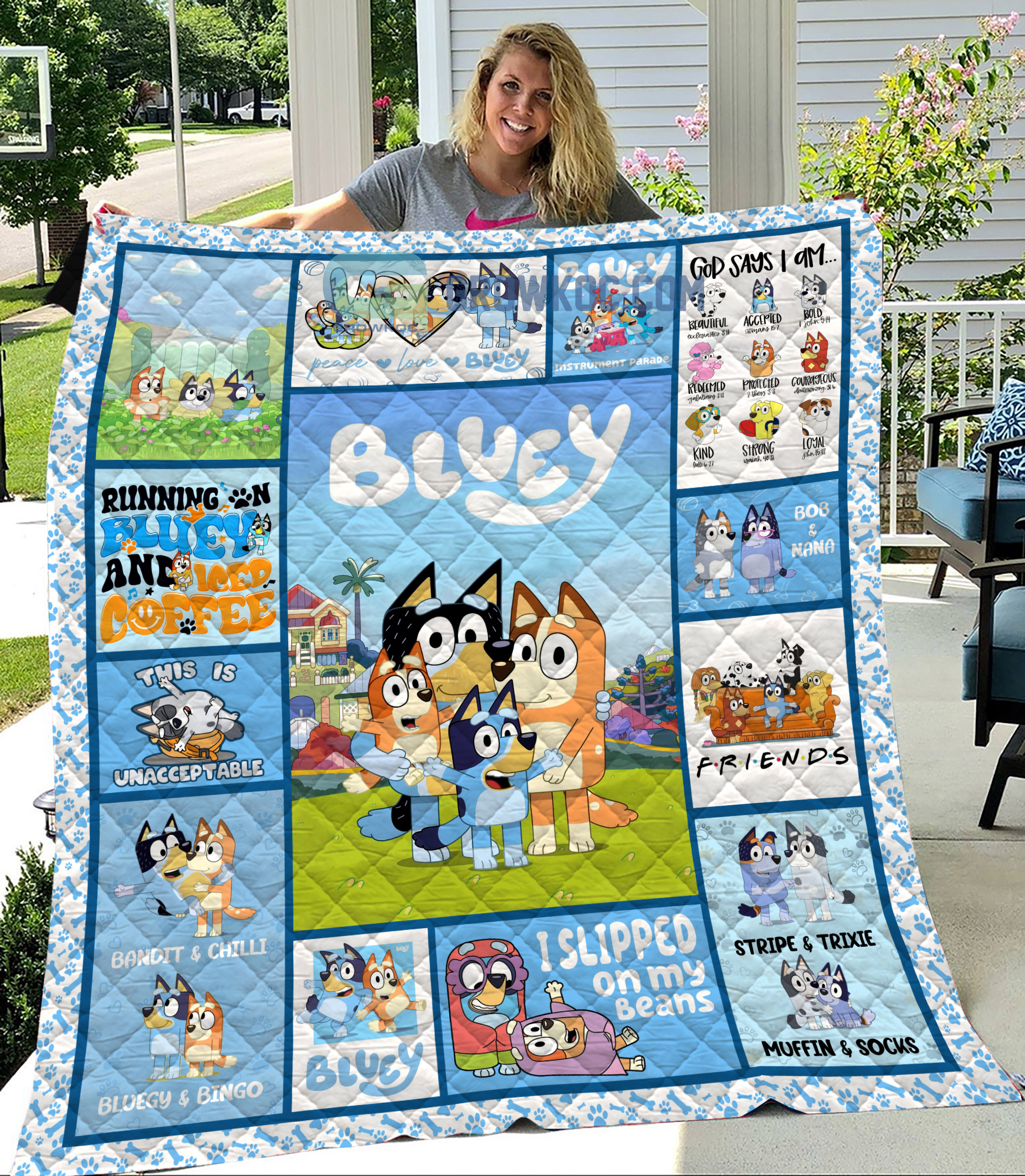 Bluey A2 Blanket 1 Bluey A2 Blanket