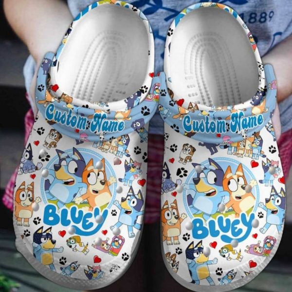 Bluey New Soft Clogs Love 1 Bluey New Soft Clogs Love