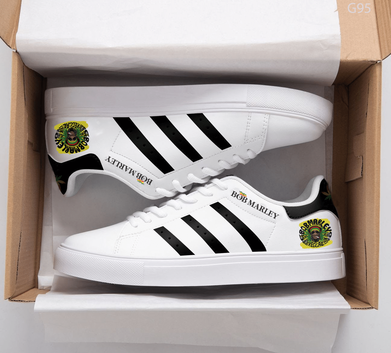 Bob Marley G00 Stan Smith Shoes 1 Bob Marley G00 Stan Smith Shoes