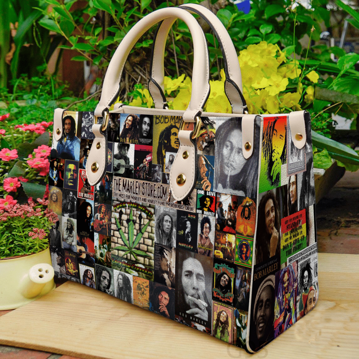 Bob Marley Leather Handbag 1 Bob Marley Leather Handbag