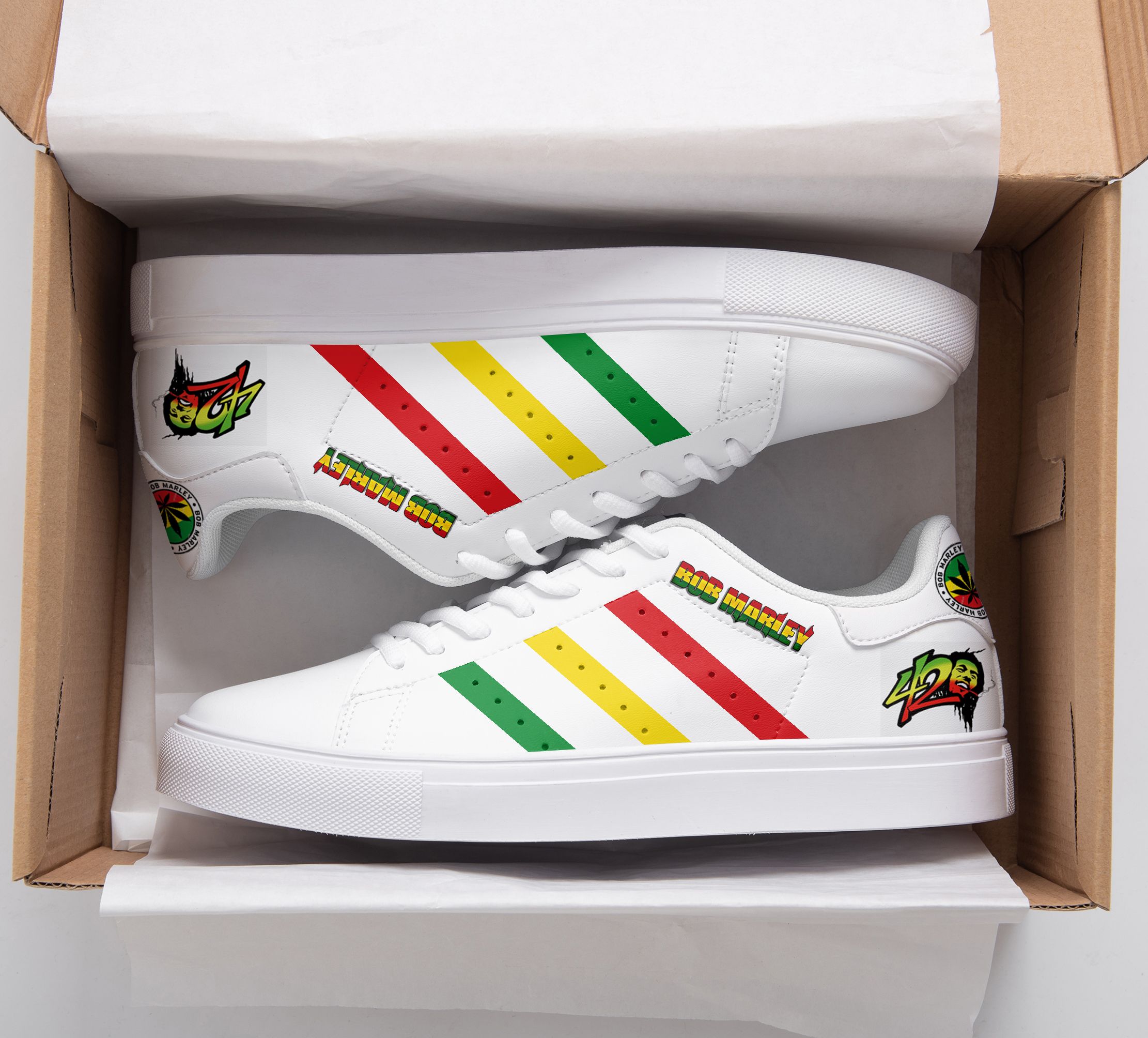 Bob Marley Stan Smith Shoes 1 Bob Marley Stan Smith Shoes