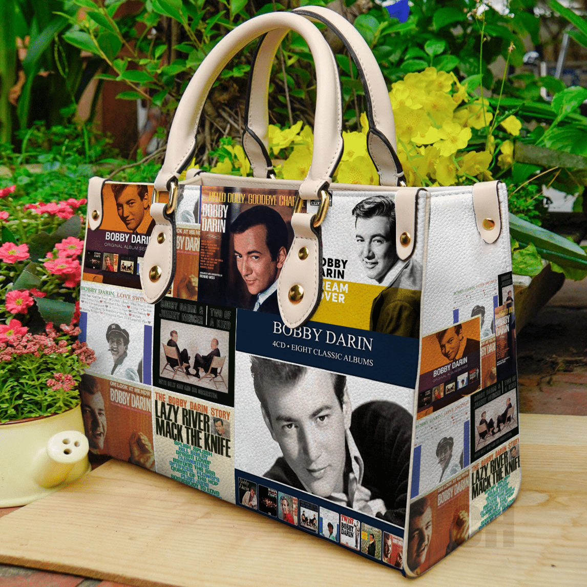 Bobby Darin Leather Handbag 1 Bobby Darin Leather Handbag