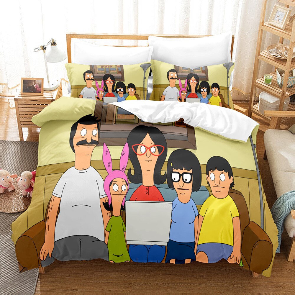 Bob’s Burgers Blanket Bedding Set 1 Bob’s Burgers Blanket Bedding Set