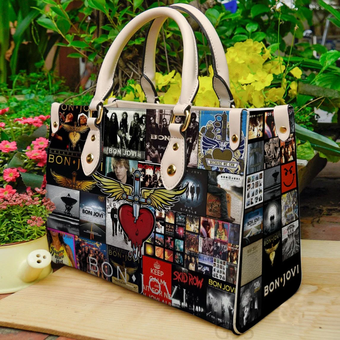 Bon Jovi G00 Leather Handbag 1 Bon Jovi G00 Leather Handbag