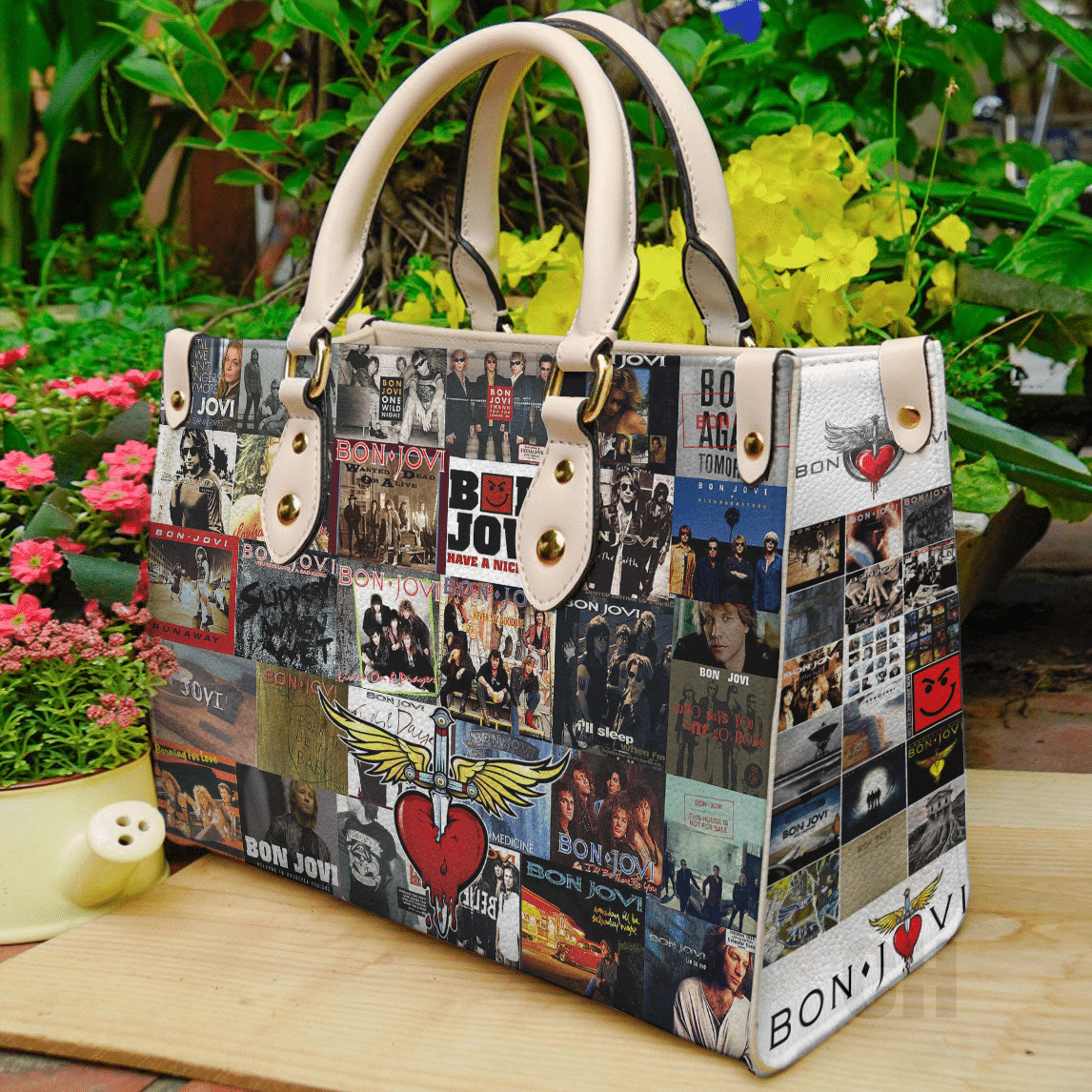 Bon Jovi Leather Handbag 1 Bon Jovi Leather Handbag