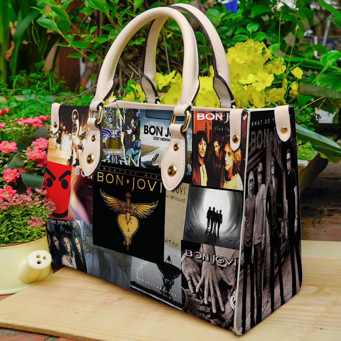 Bon Jovi Leather Handbag 1 Bon Jovi Leather Handbag