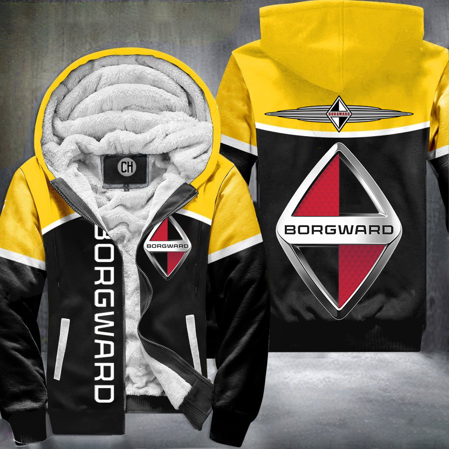 Borgward Yellow Fleece Jacket 1 Borgward Yellow Fleece Jacket
