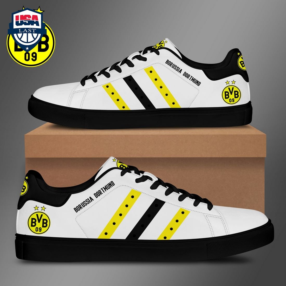 Borussia Dortmund Arabic Stan Smith Shoes 1 Borussia Dortmund Arabic Stan Smith Shoes