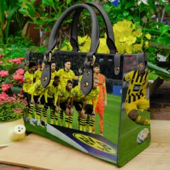 Borussia Dortmund Hand Kbee Leather Handbag