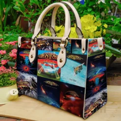 Boston Band Leather Handbag
